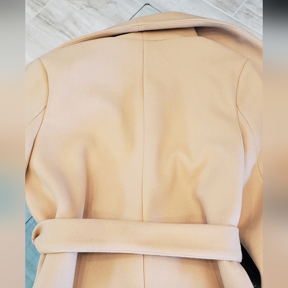NWT - Elegant camel color lapel wool coat - Picture 10 of 11